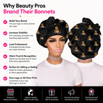 Custom Reversible Satin Bonnet with Tie Band