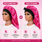 Custom Long Satin Bonnet