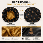 Custom Reversible Satin Bonnet
