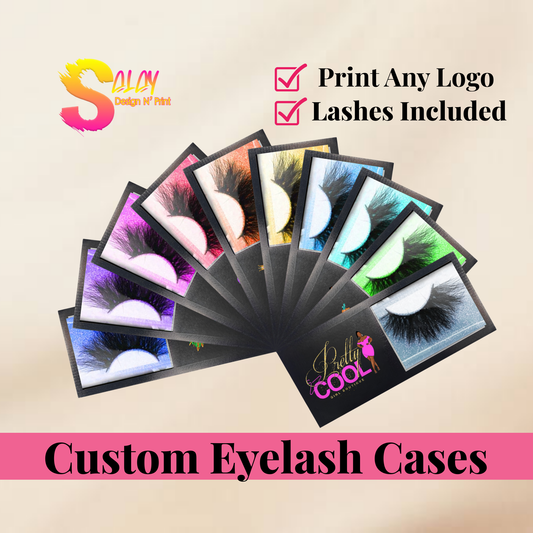 Custom Eyelash Packaging With Lashes