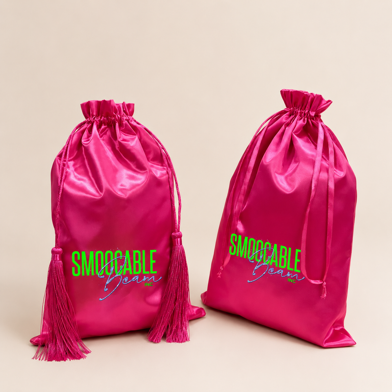 Custom Satin Drawstring Bags