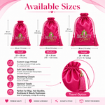 Custom Satin Drawstring Bags