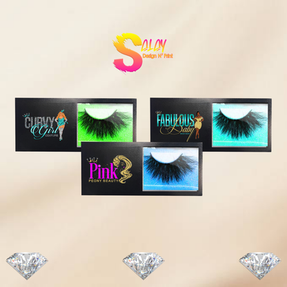 Custom Eyelash Packaging With Lashes