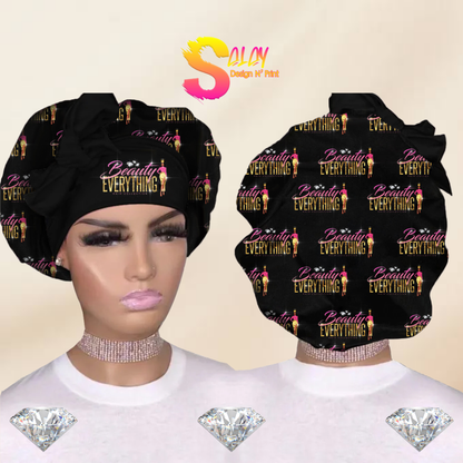 Custom Reversible Bonnets With Tie Band