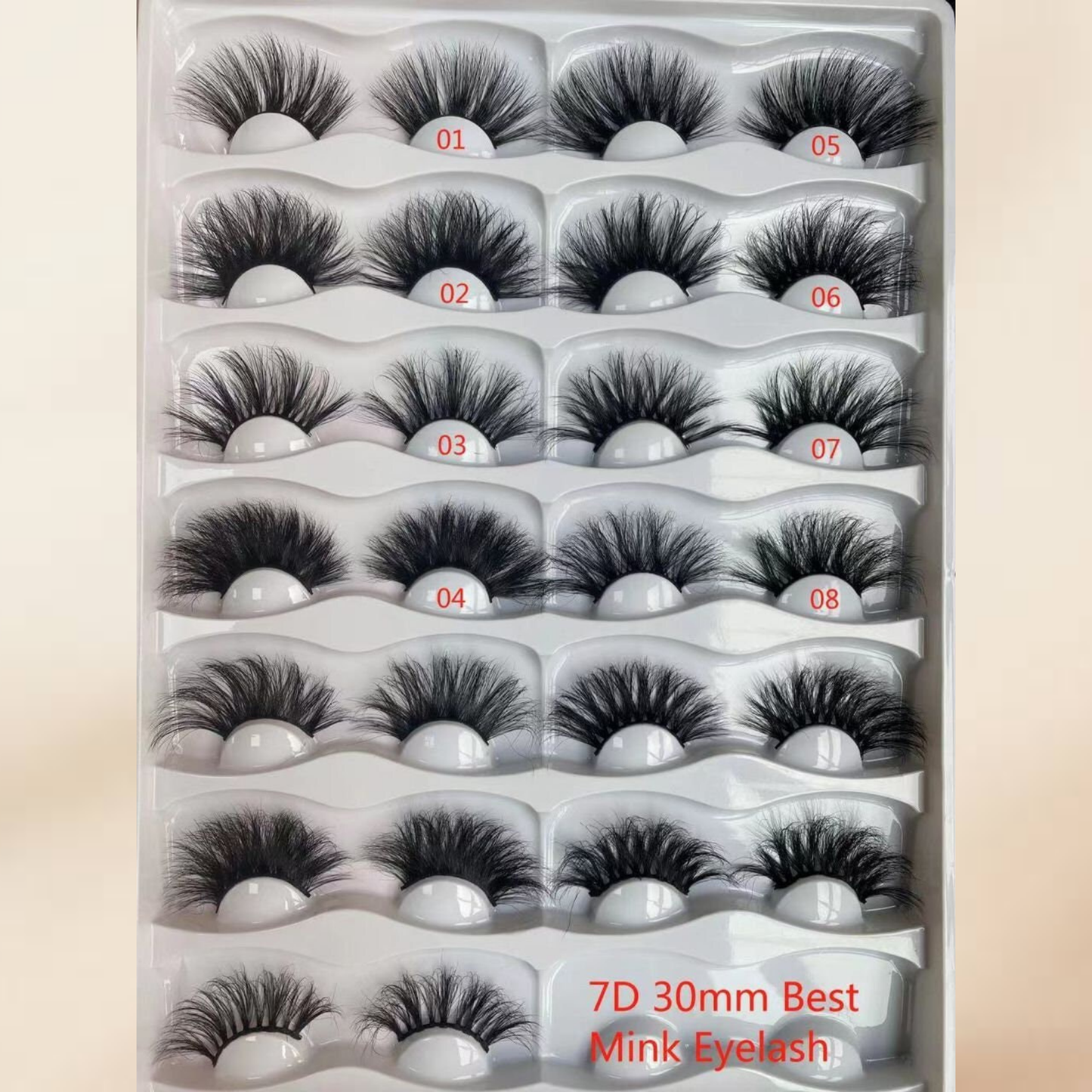 Custom Eyelash Packaging With Lashes