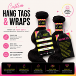 Custom Hang Tags & Bundle Wraps Combo