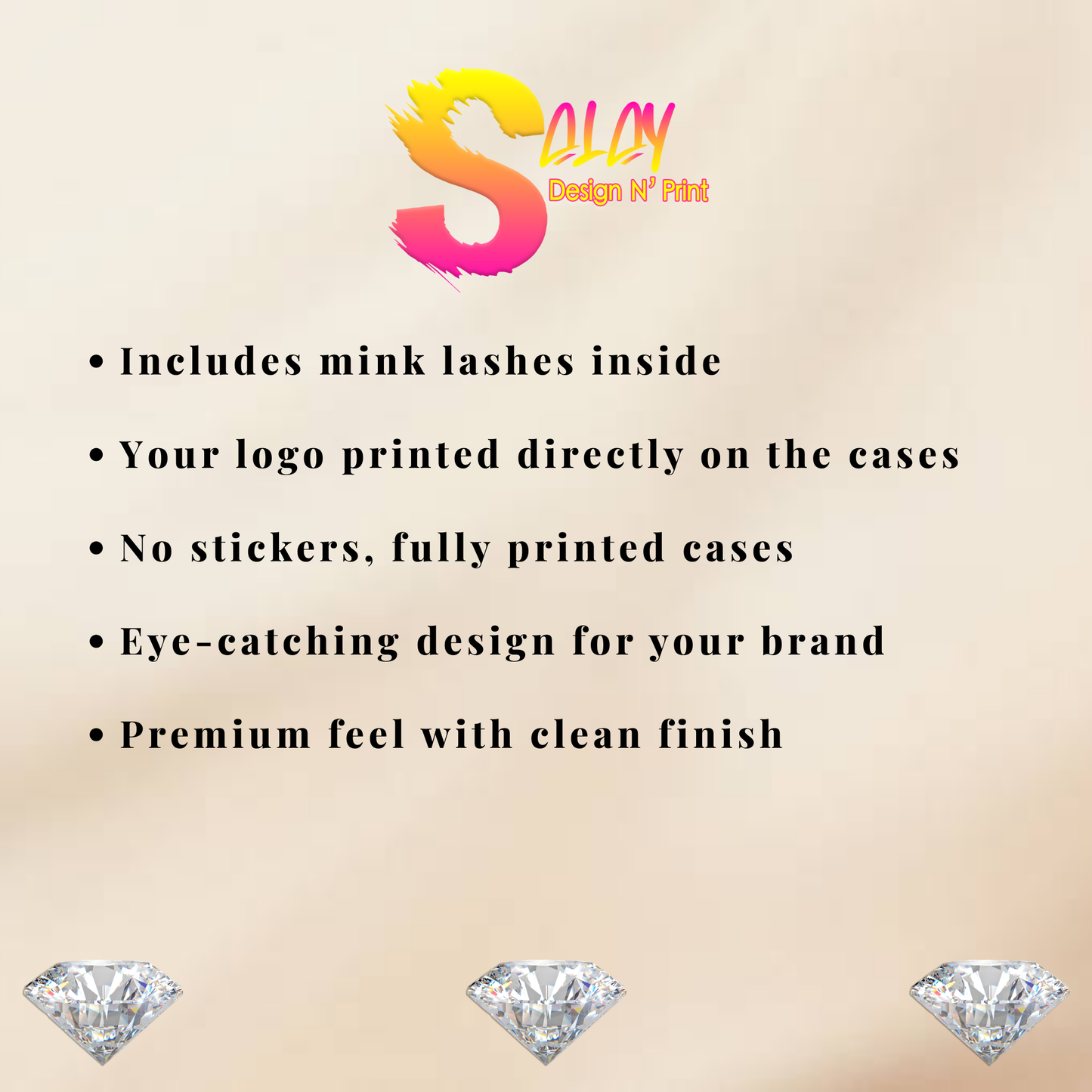 Custom Eyelash Packaging With Lashes