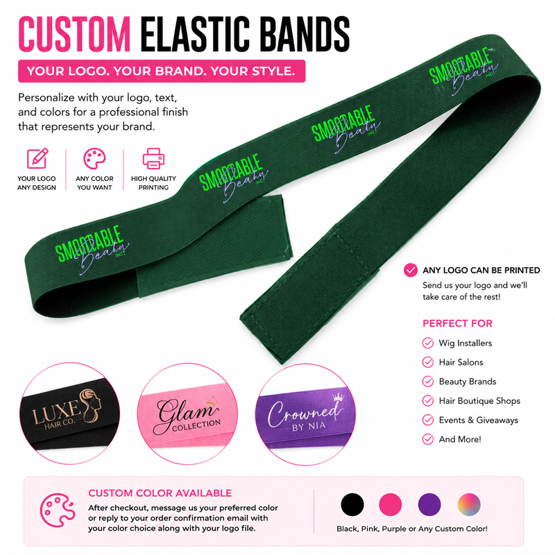 Custom Elastic Wig Bands