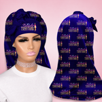 Custom Long Satin Bonnet