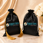Custom Satin Drawstring Bags