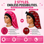 Custom Long Satin Bonnet