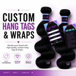 Custom Hang Tags & Bundle Wraps Combo