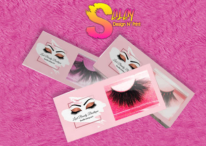 Custom Eyelash Packaging With Lashes