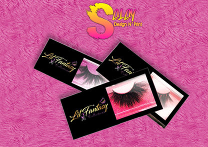 Custom Eyelash Packaging With Lashes