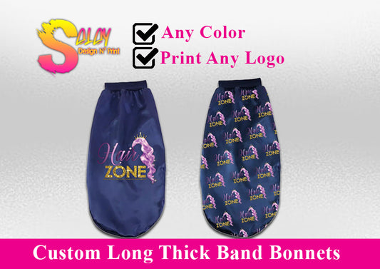 Custom Long Thick Band Bonnets